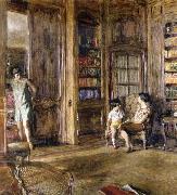 Edouard Vuillard In the Library china oil painting reproduction